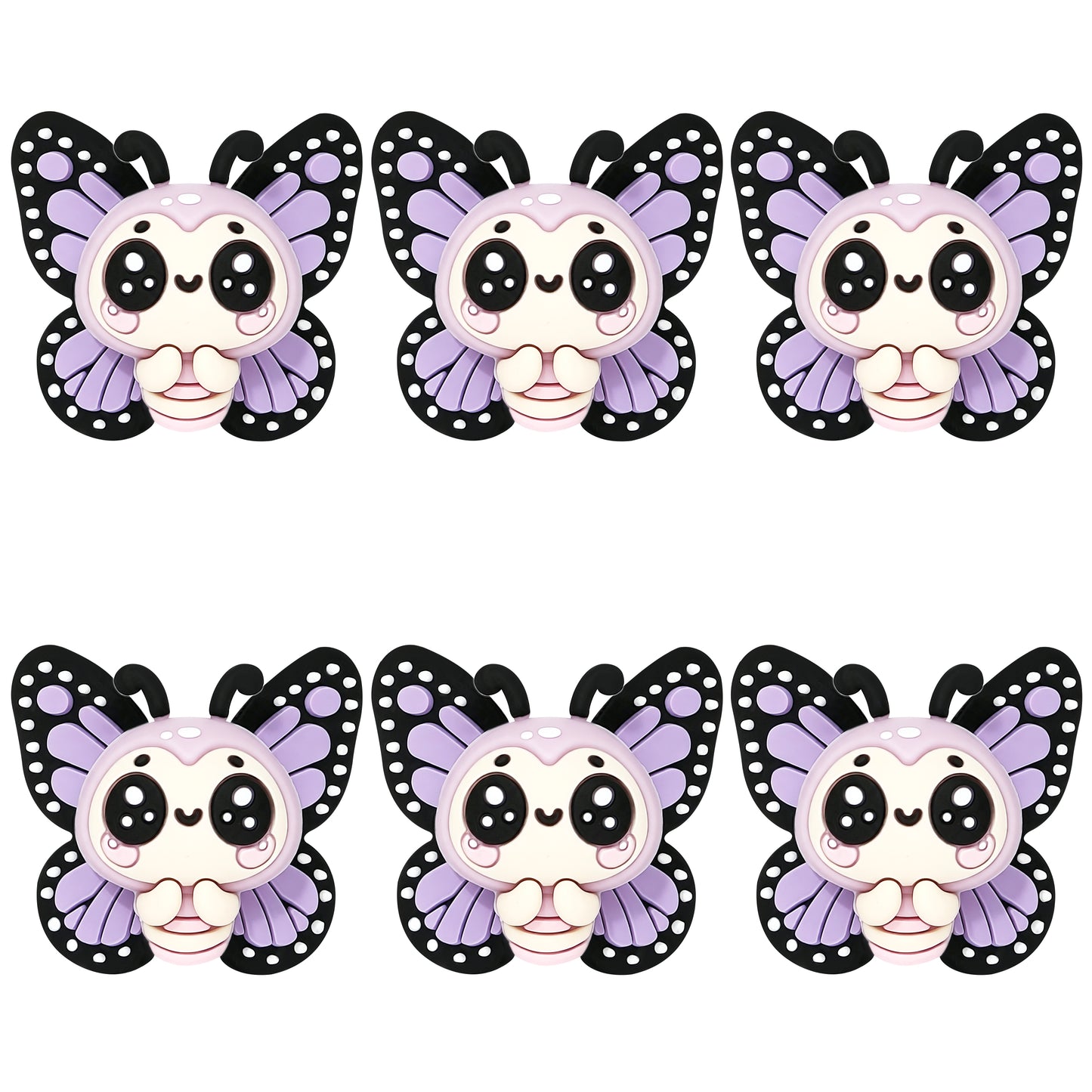 3D Colorful Butterfly Focal