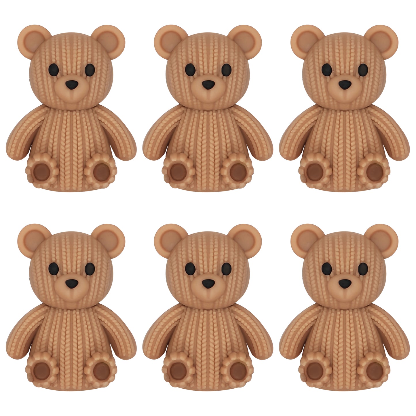3D Knitted Bear Focal