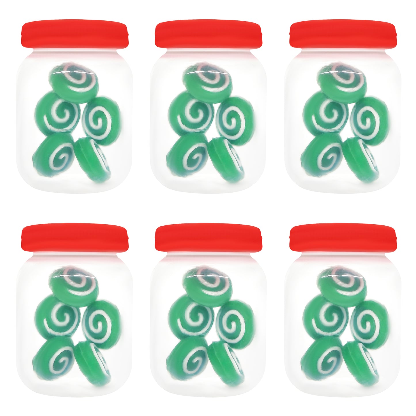 3D Swirl Candy Jar Focal
