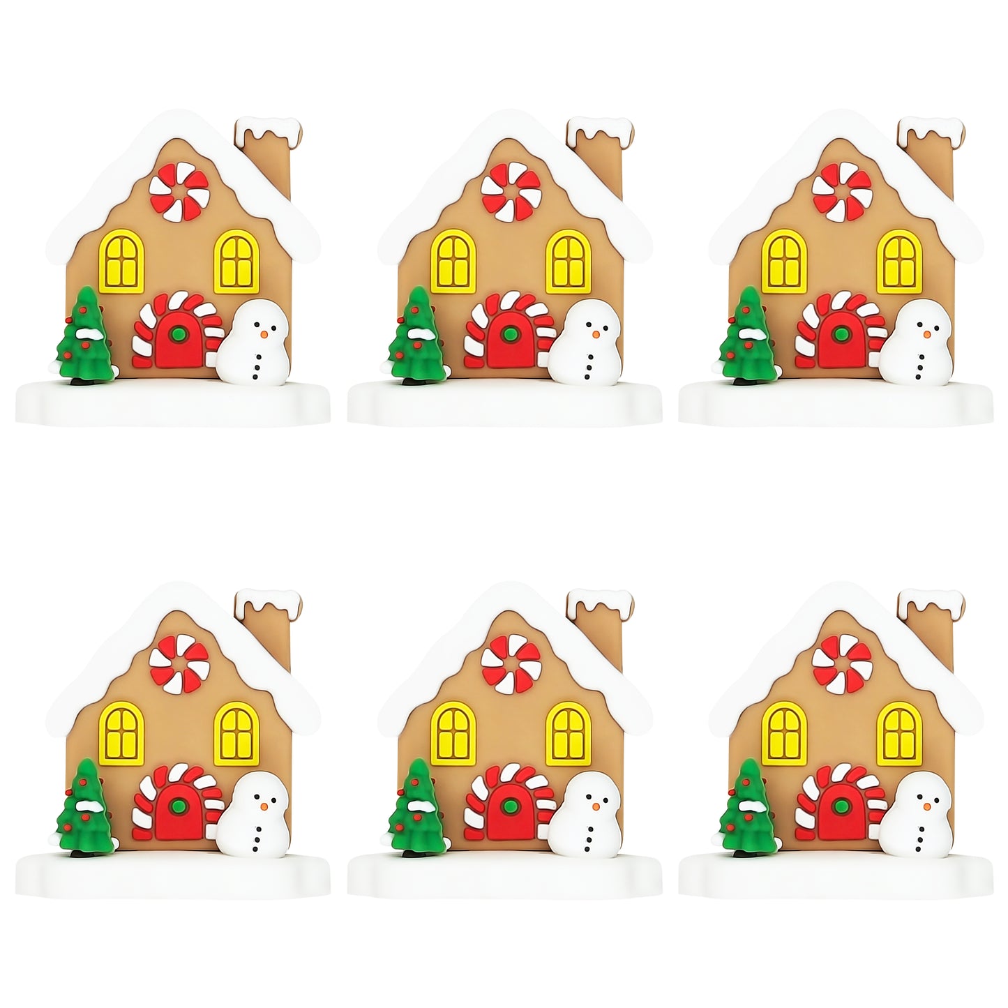 3D Gingerbread House Christmas Focal