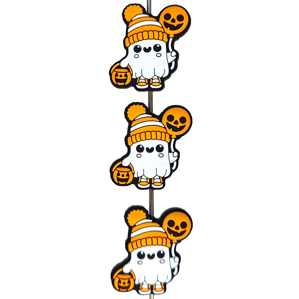 Cute Ghost Pumpkin Halloween Focal