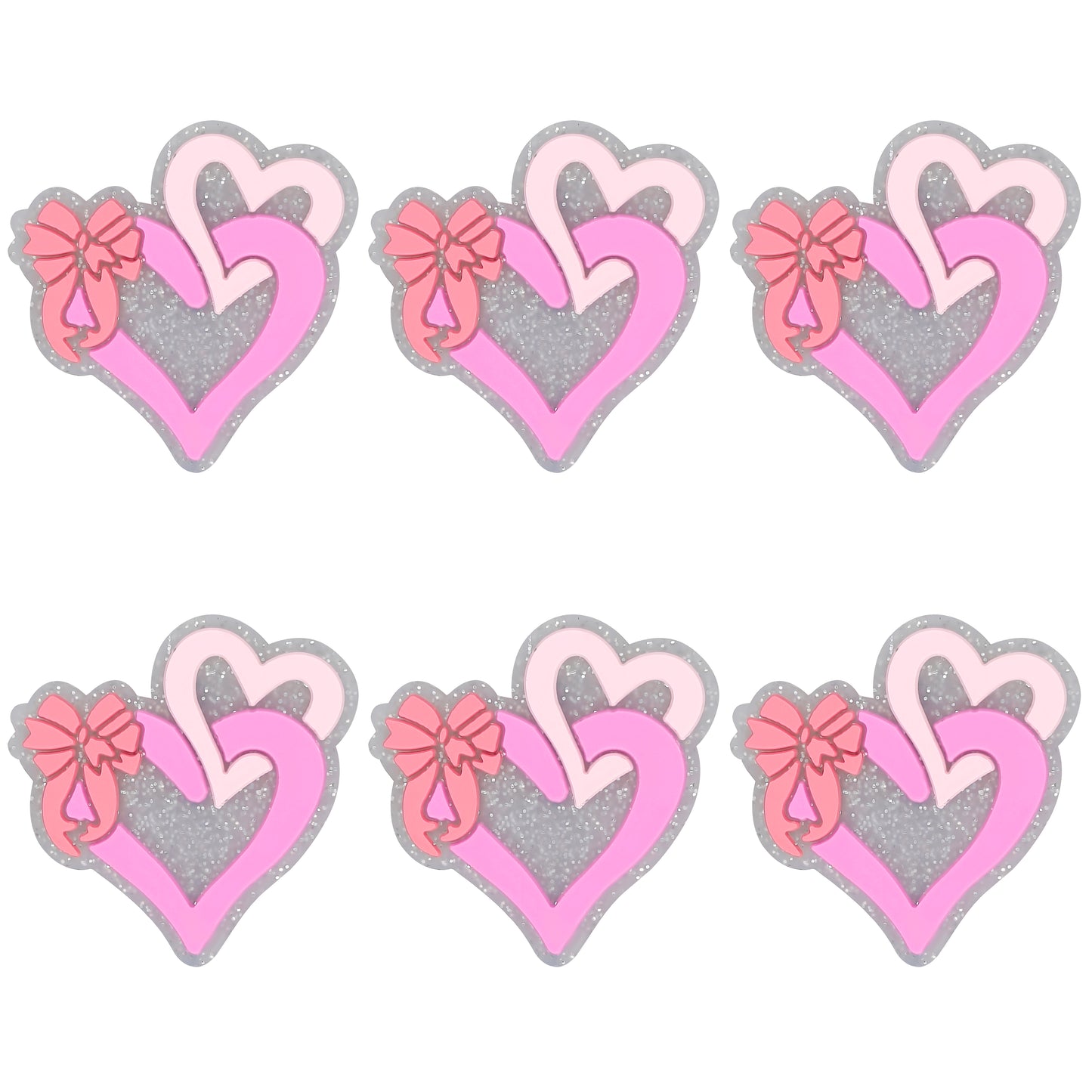 Heart Glitter Focal