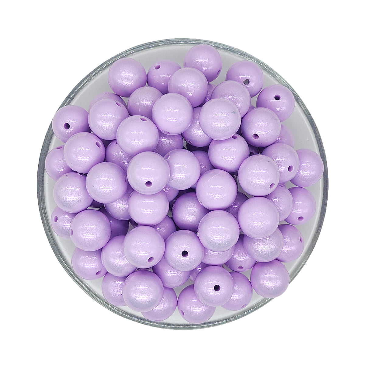 15mm Opal Round Glossy Silicone Beads