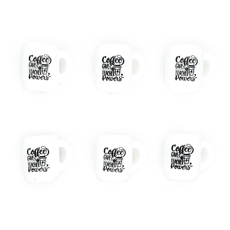 Coffee Gives Teacher Power Coffee Mug Focal