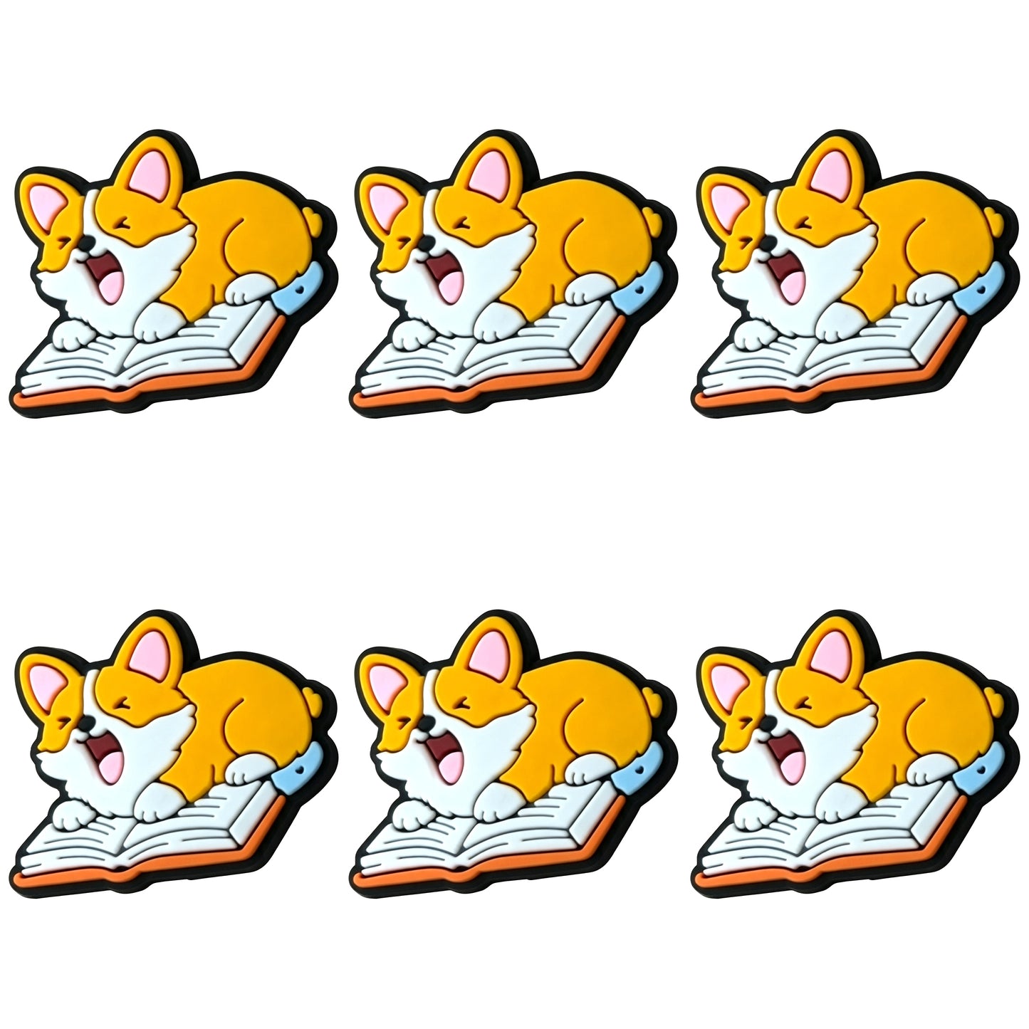 Corgi Reading Focal