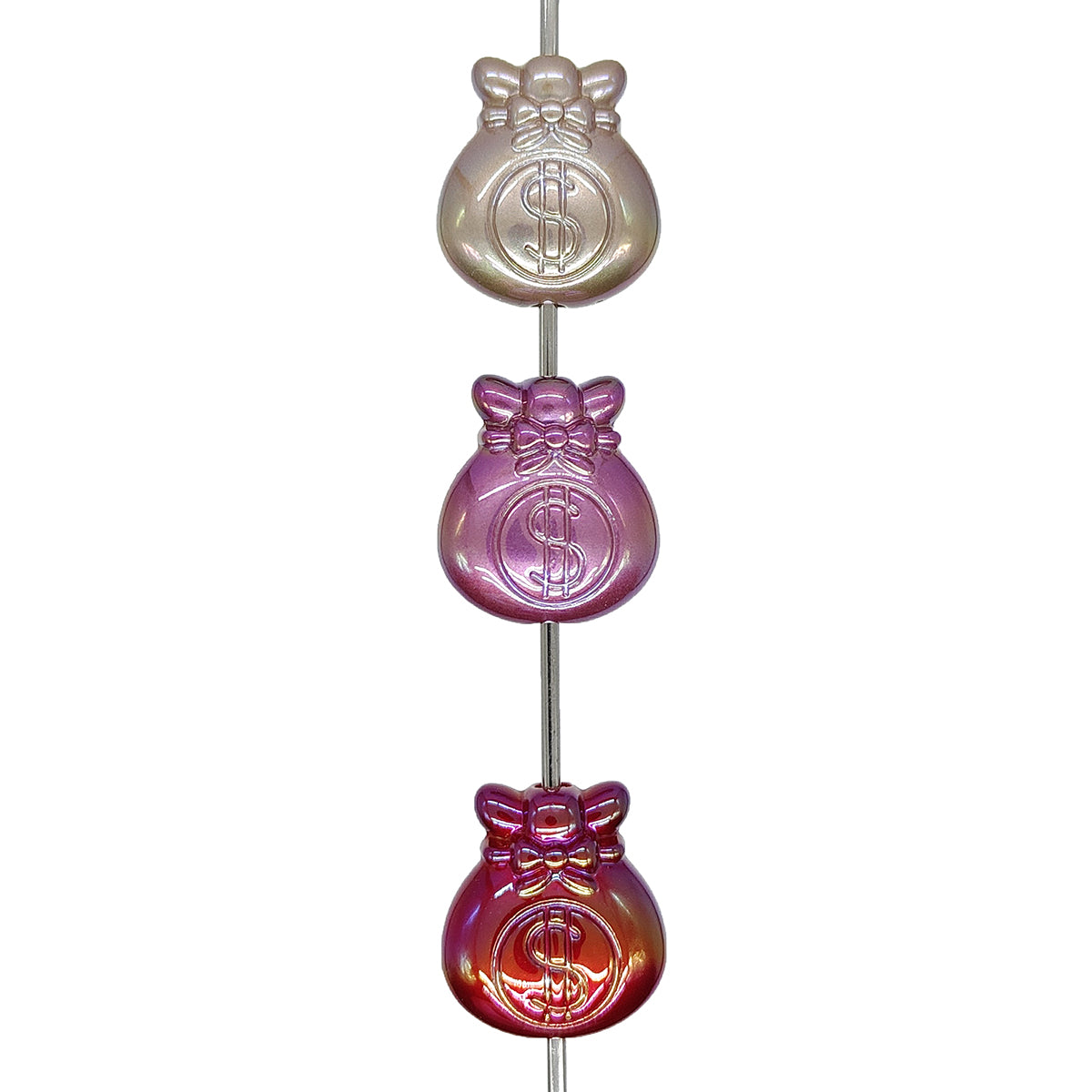 Mix Money Bag Focal Acrylic Beads