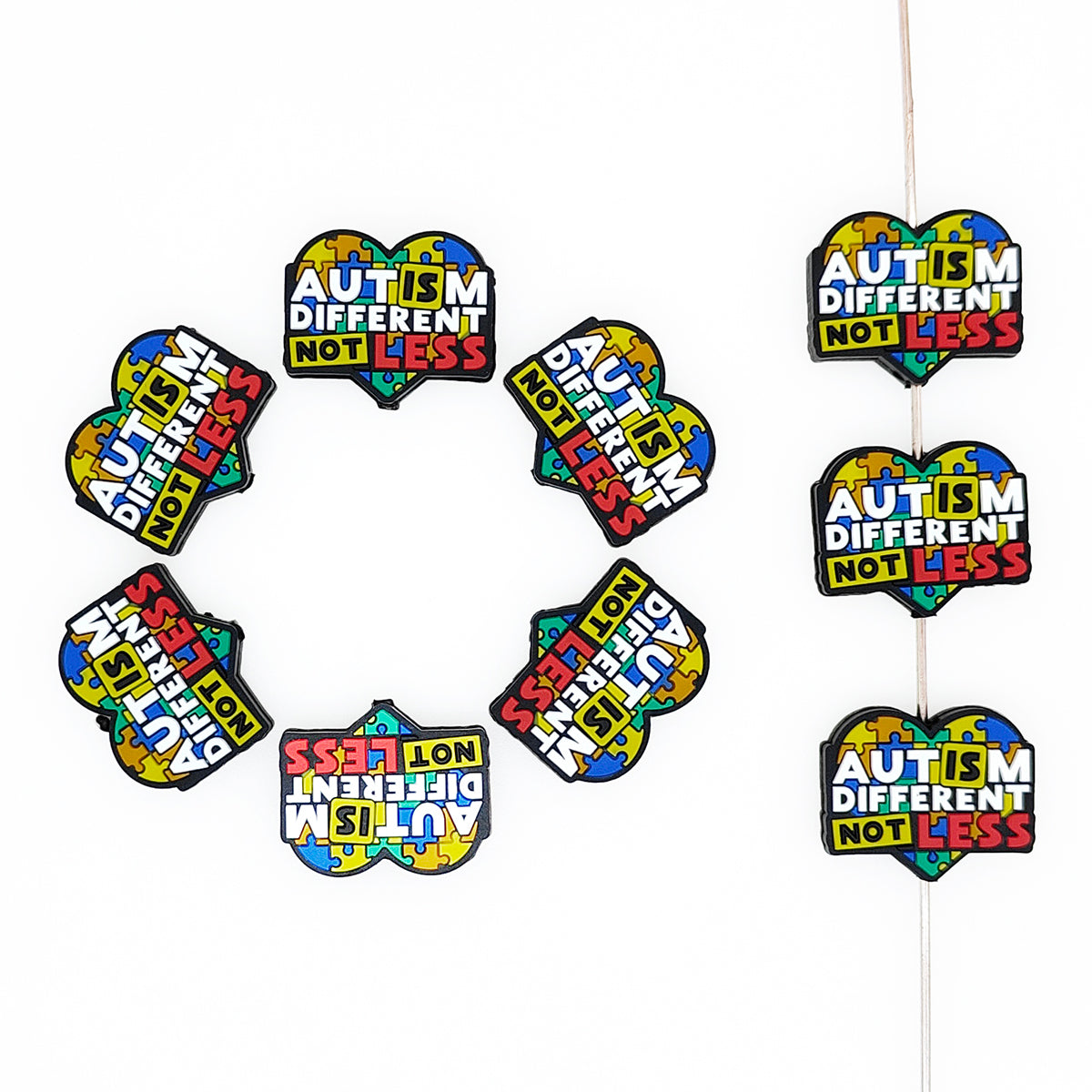 Autism Different Not Less Puzzle Focal