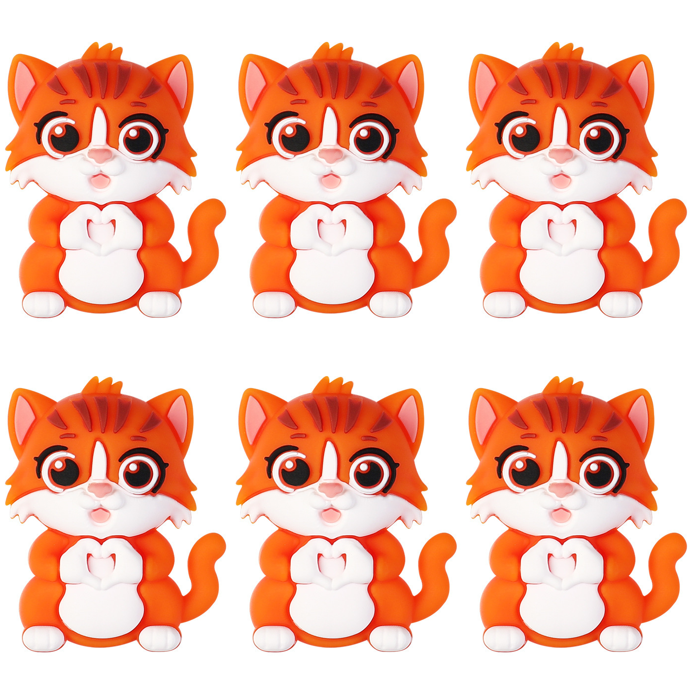 Orange Cat 3D Focal