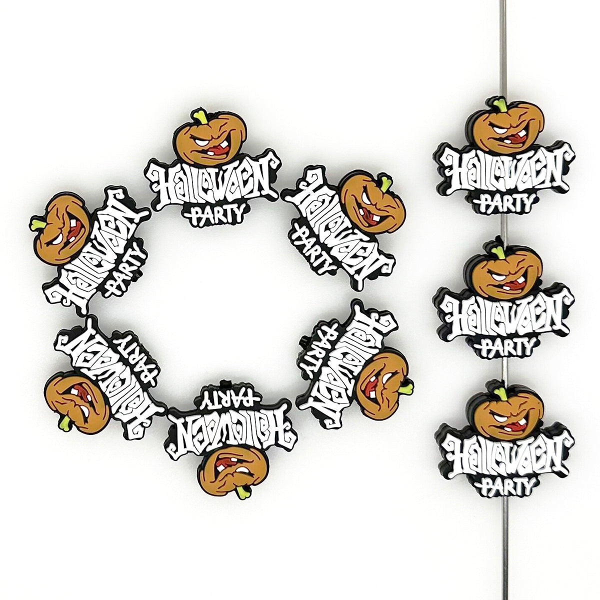 Halloween Party Pumpkin Focal