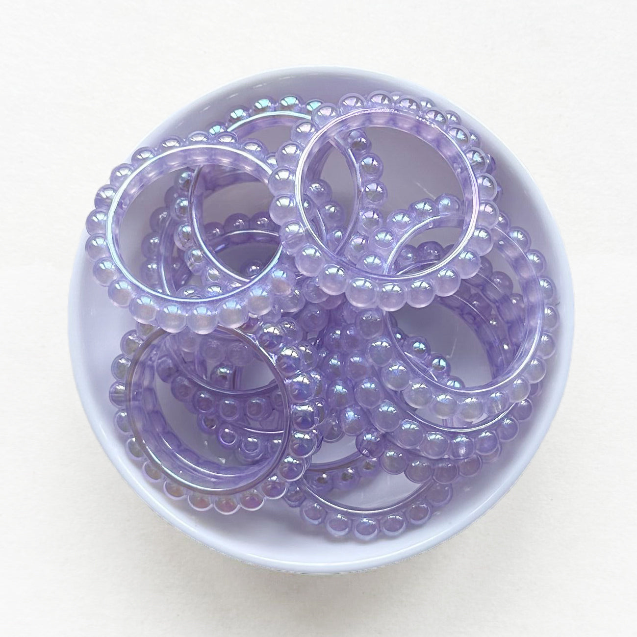43mm Round Acrylic Focal Frame With 2 Hole