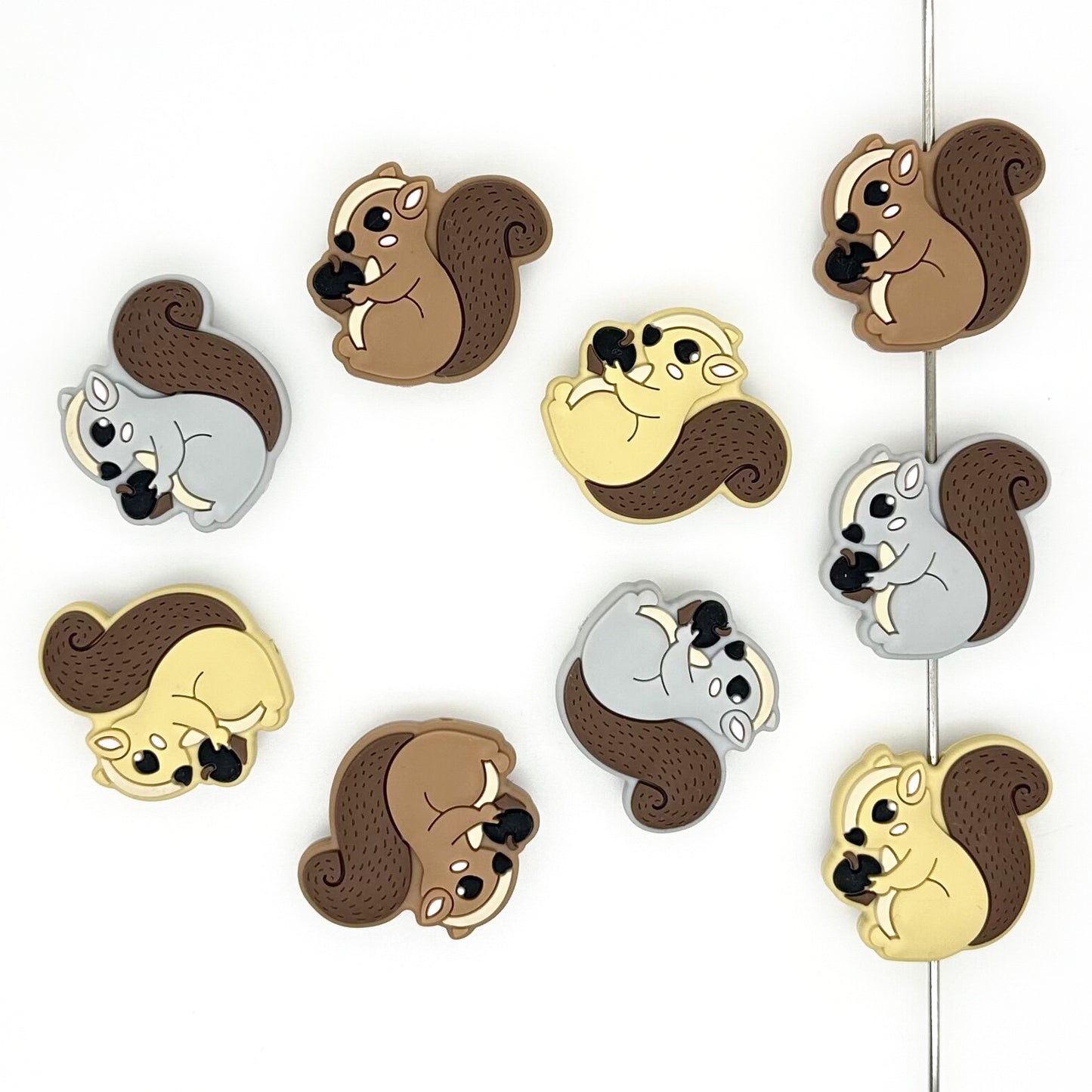 Squirrel Focal Beads