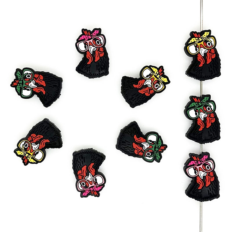 Chicken Focal Beads