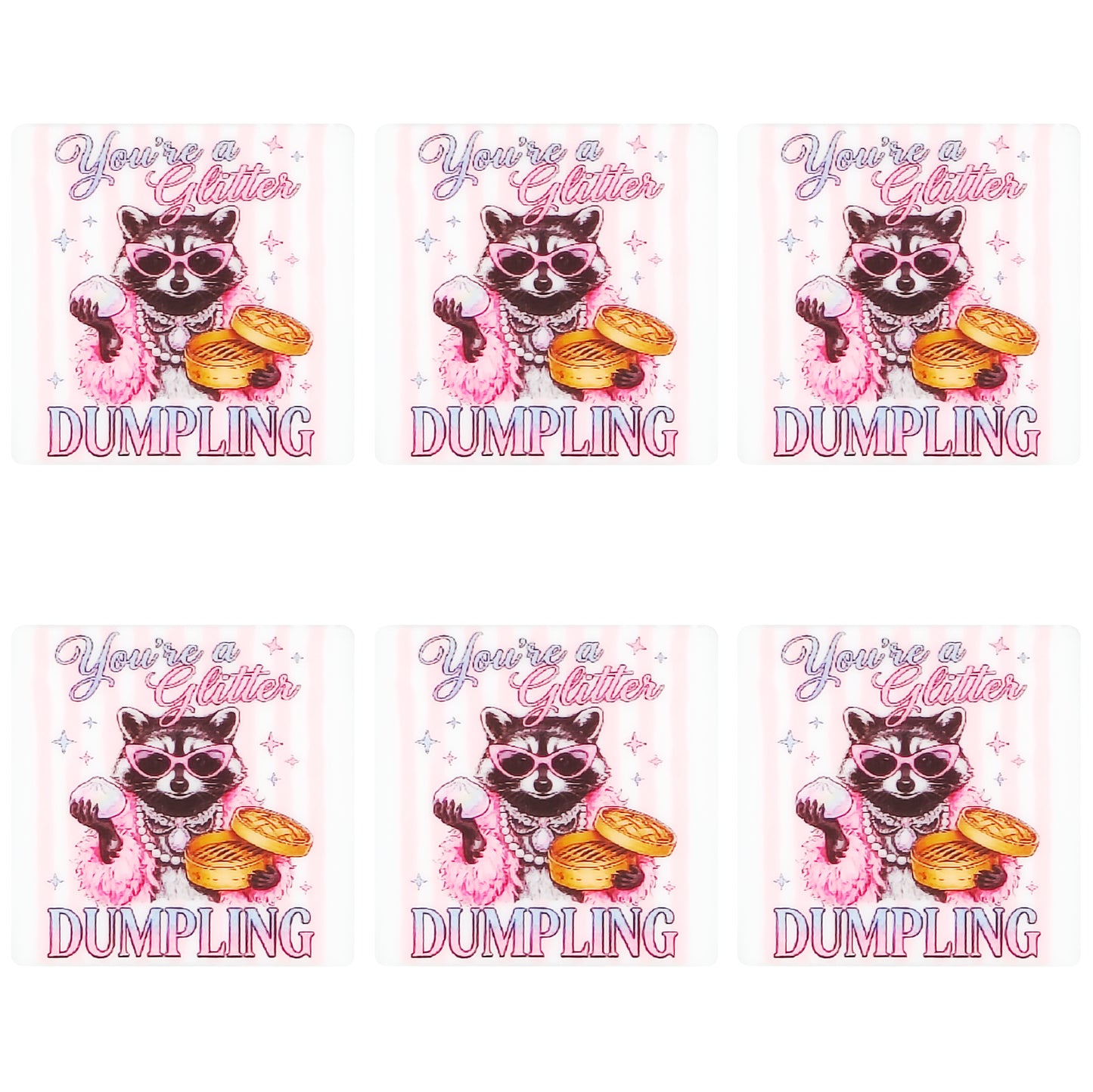 You Call Me Dumpling Square Print Focal
