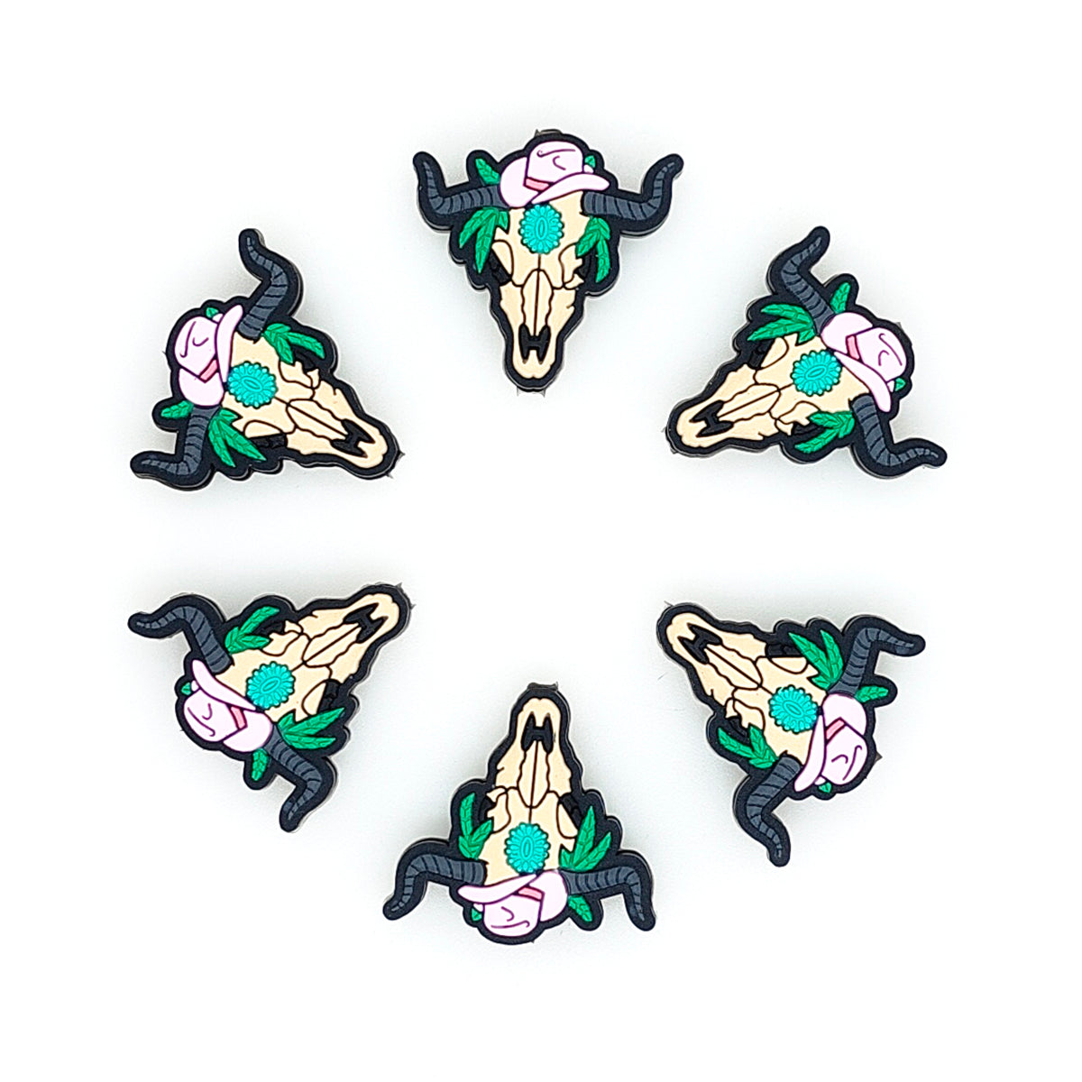 Western Skeleton Cow Head Focal