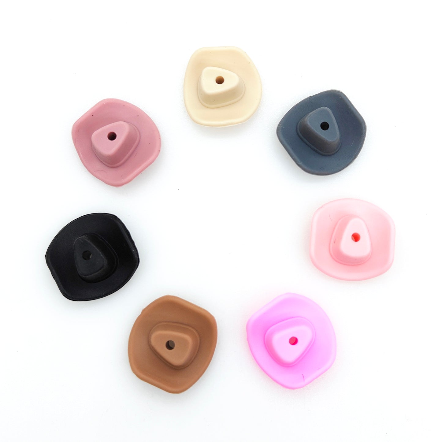 Cowboy Hat Focal Beads Silicone Beads 20*20mm