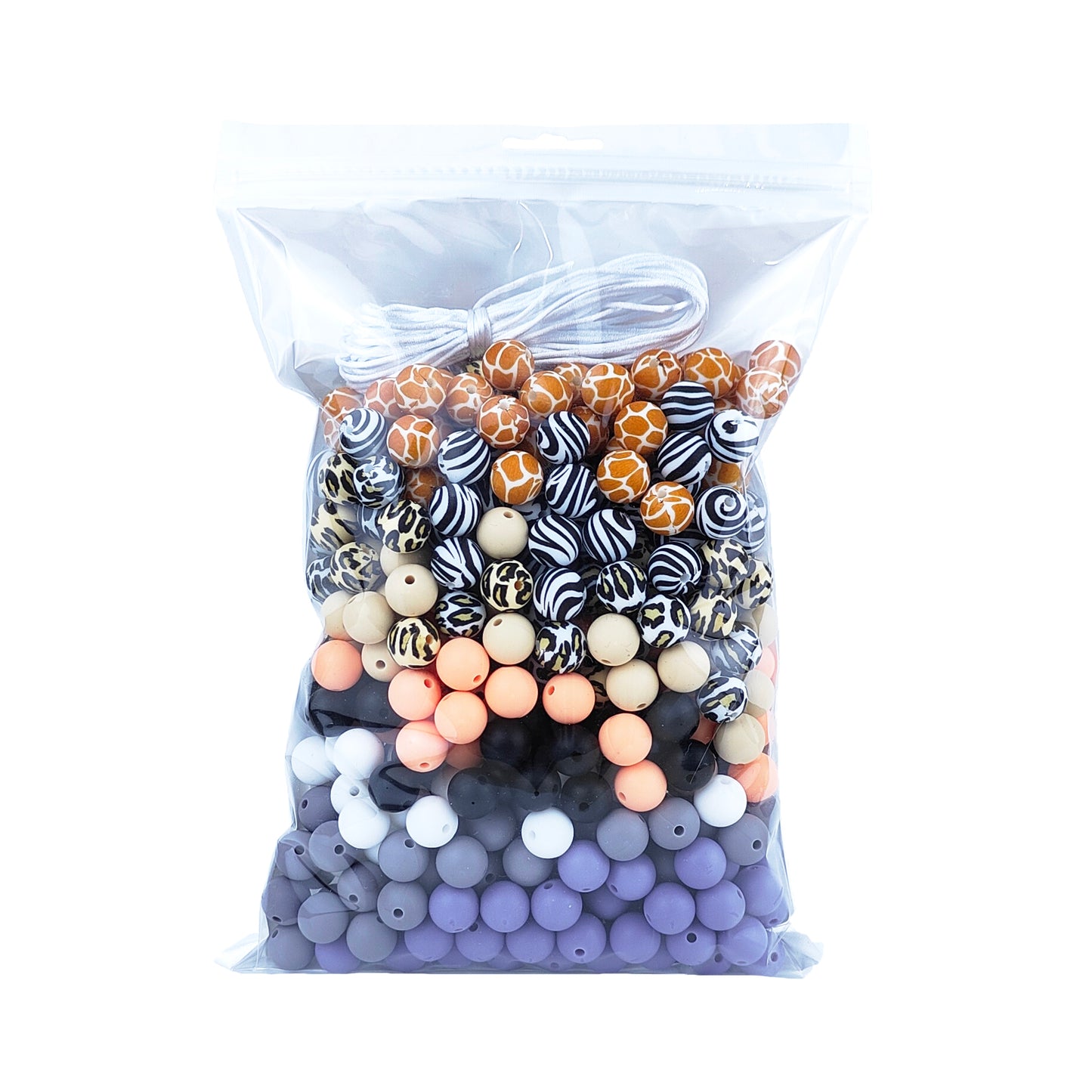 500Pcs 12mm Round Mixed Colors Silicone Beads