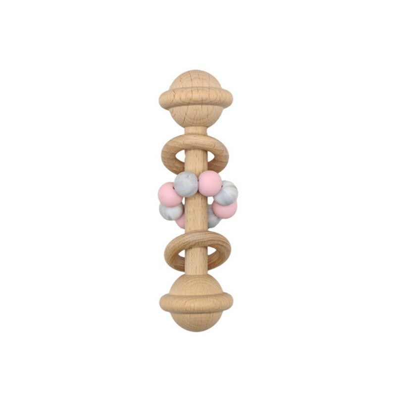 Beech Teether Rattle Toy