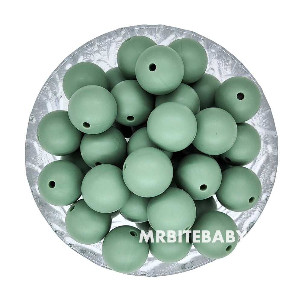 12/15mm Round Silicone Beads #98 - #119