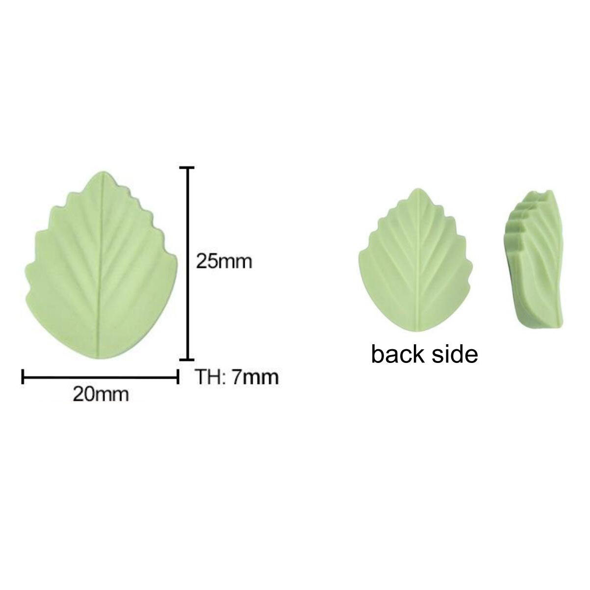 Leaf Silicone Beads - 25*20mm