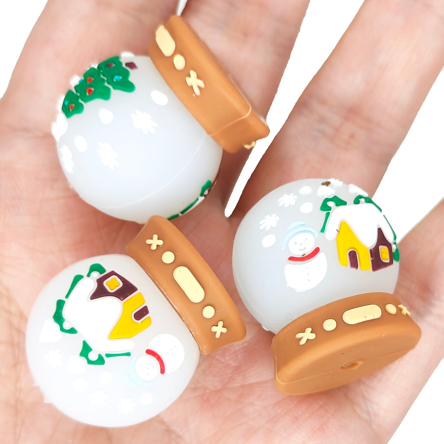 Christmas Crystal Ball Focal