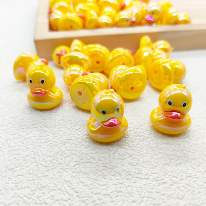 3D Duck Shape Acrylic Loose Beads,Focal Beads