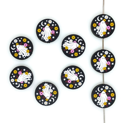 Spooky Floral Ghost Focal