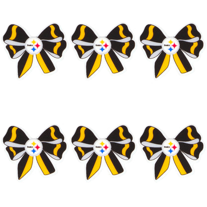 New Silicone Bow Football Team Focal Beads