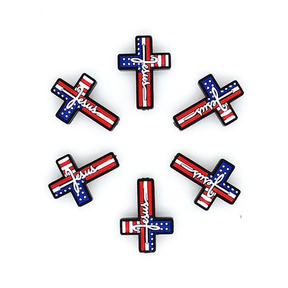 Patriotic Cross Focal