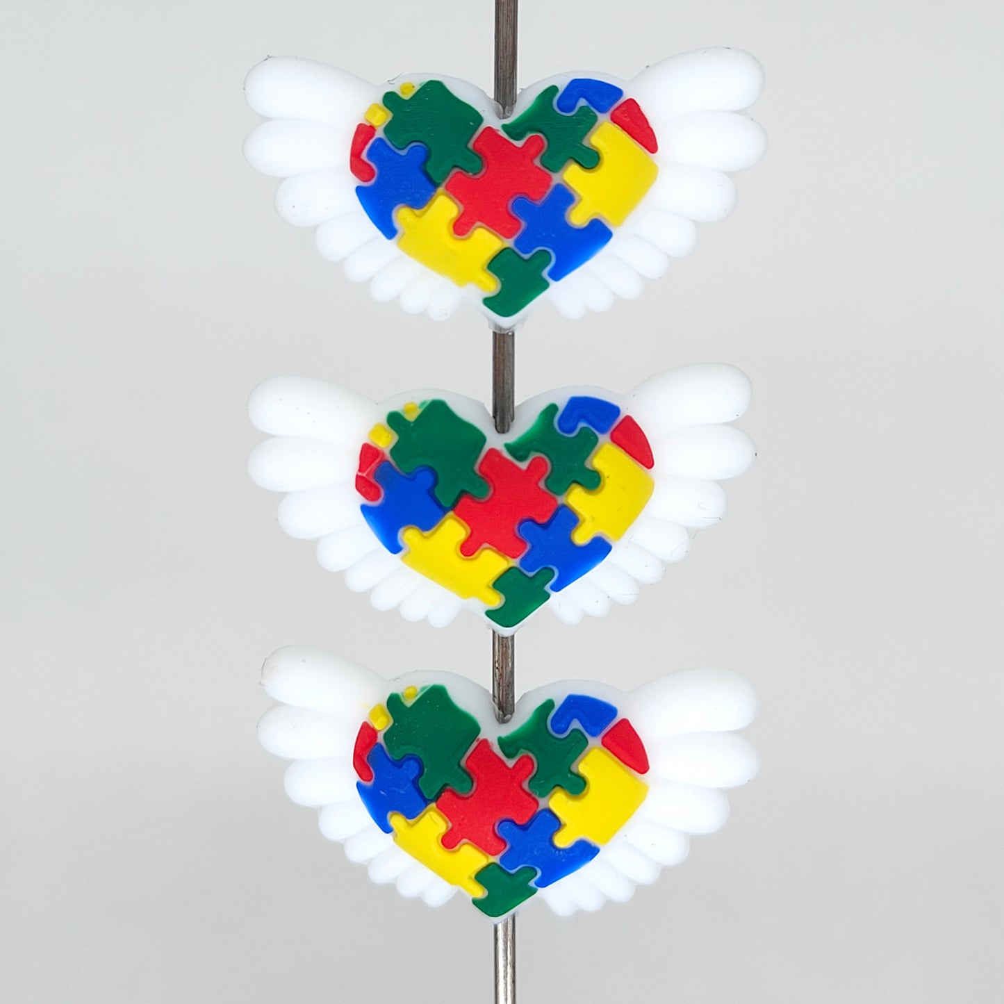 3D Wing Heart Autism Puzzle Focal