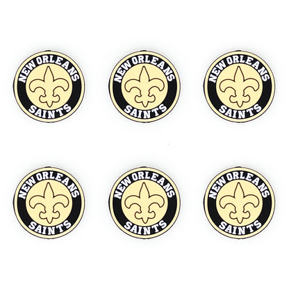 Football Team Focal Silicone Beads