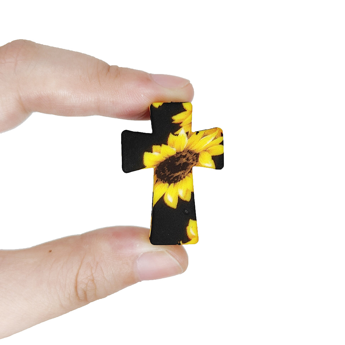 Print Cross Focal Beads