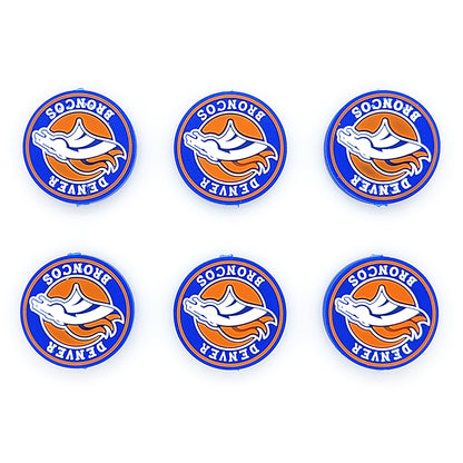 Football Team Focal Silicone Beads