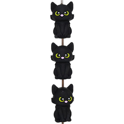 New Black 3D Cat Focal