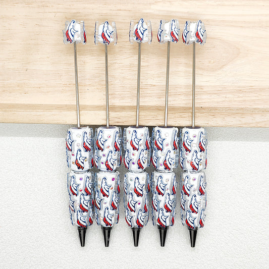 Fancy Football Team Beadable Pen DIY,Bar Blank