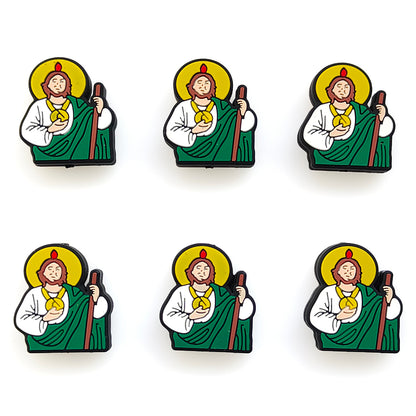 Jesus Silicone Focal Rosary Beads