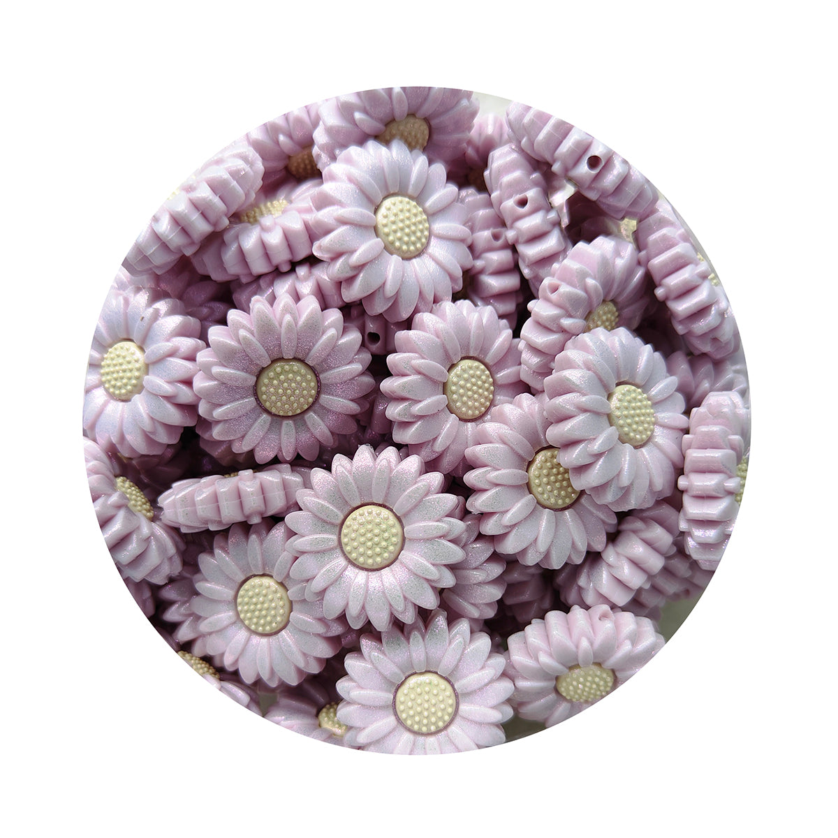 MrBite 20/30mm Opal Sunflower Silicone Focal