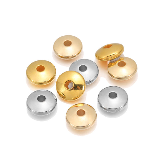 10mm CCB Lentil Spacer Loose Beads,Charm Beads,Jewelry Accessories