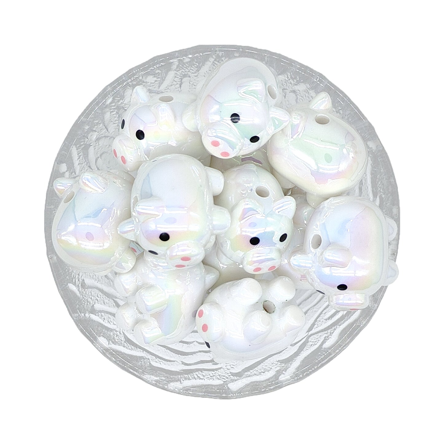 Pig Focal Acrylic Beads