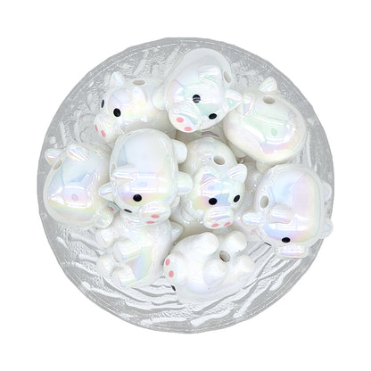 Pig Focal Acrylic Beads