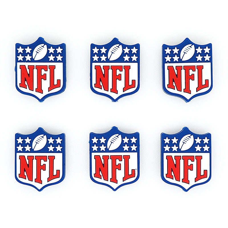 Football Team Focal Silicone Beads