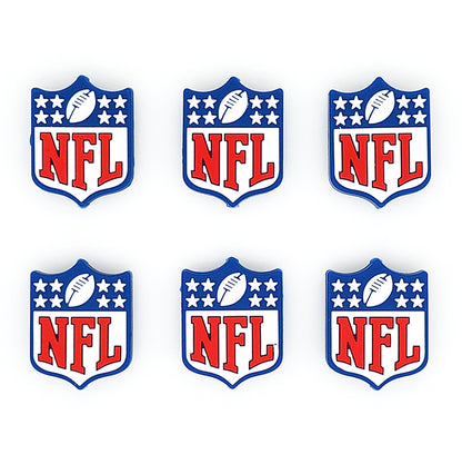 Football Team Focal Silicone Beads