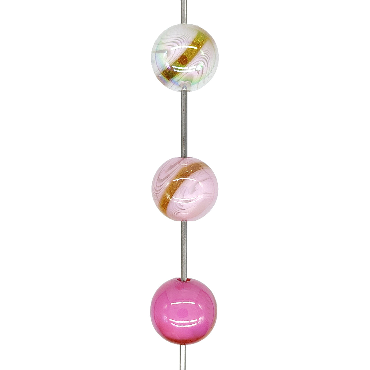 Assorted 16mm Round Gumball Acrylic Beads
