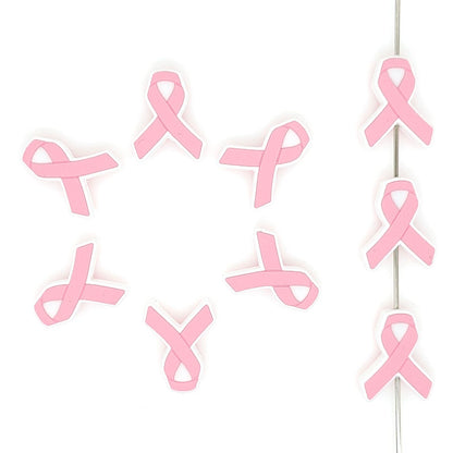 Ribbon Breast Cancer Awareness Silicone Focal