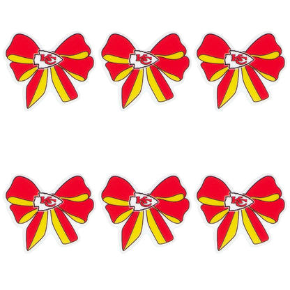 New Silicone Bow Football Team Focal Beads