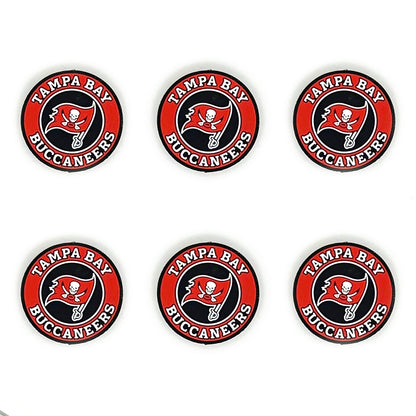 Football Team Focal Silicone Beads