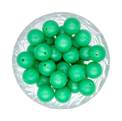 15mm Round Silicone Beads #120 - #137