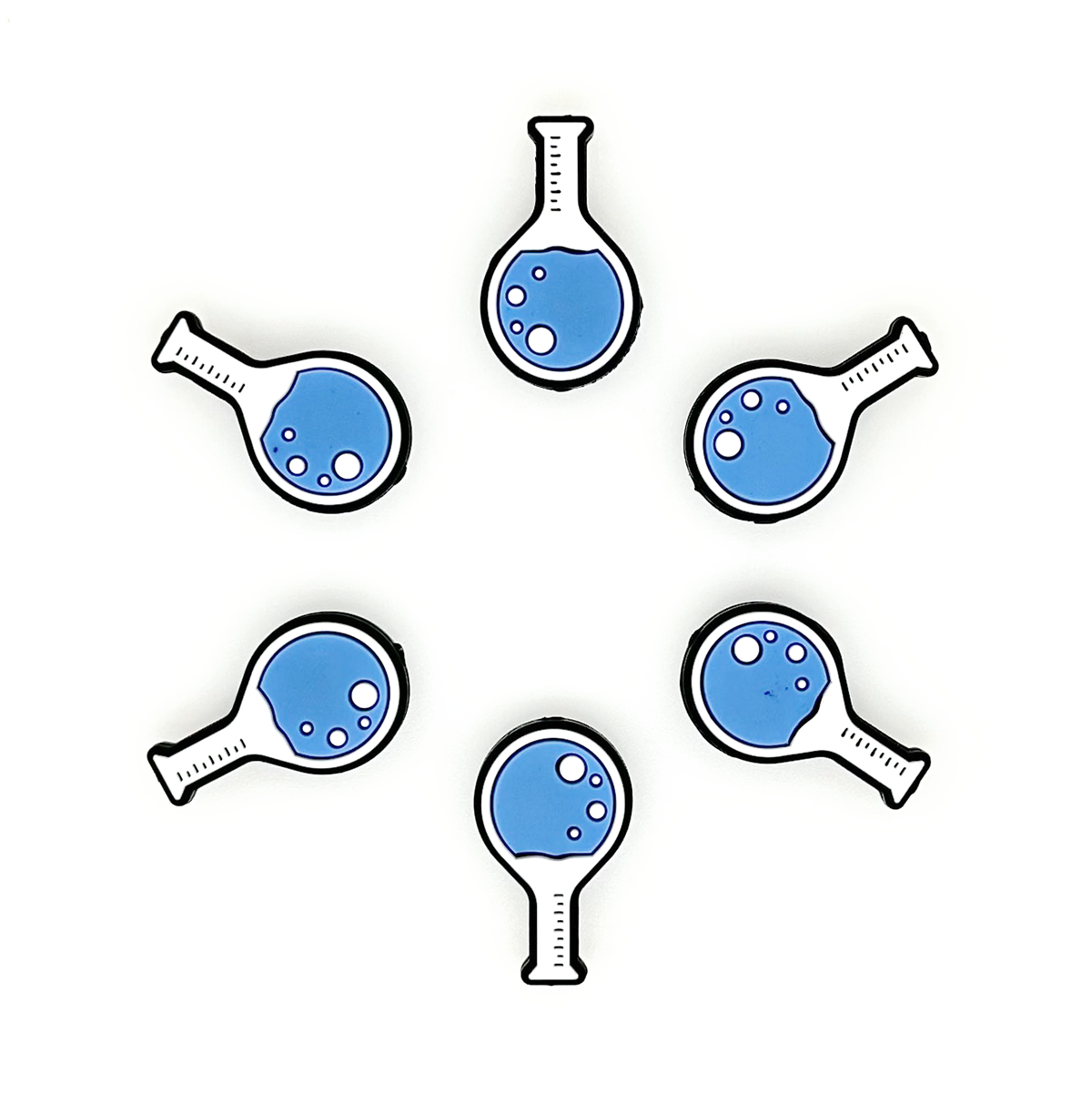 Round Bottomed Glass Flask Focal Beads