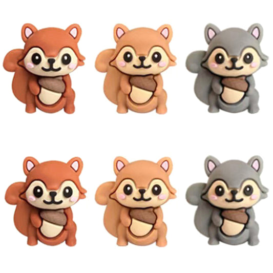 3D Squirrel Acorn Focal