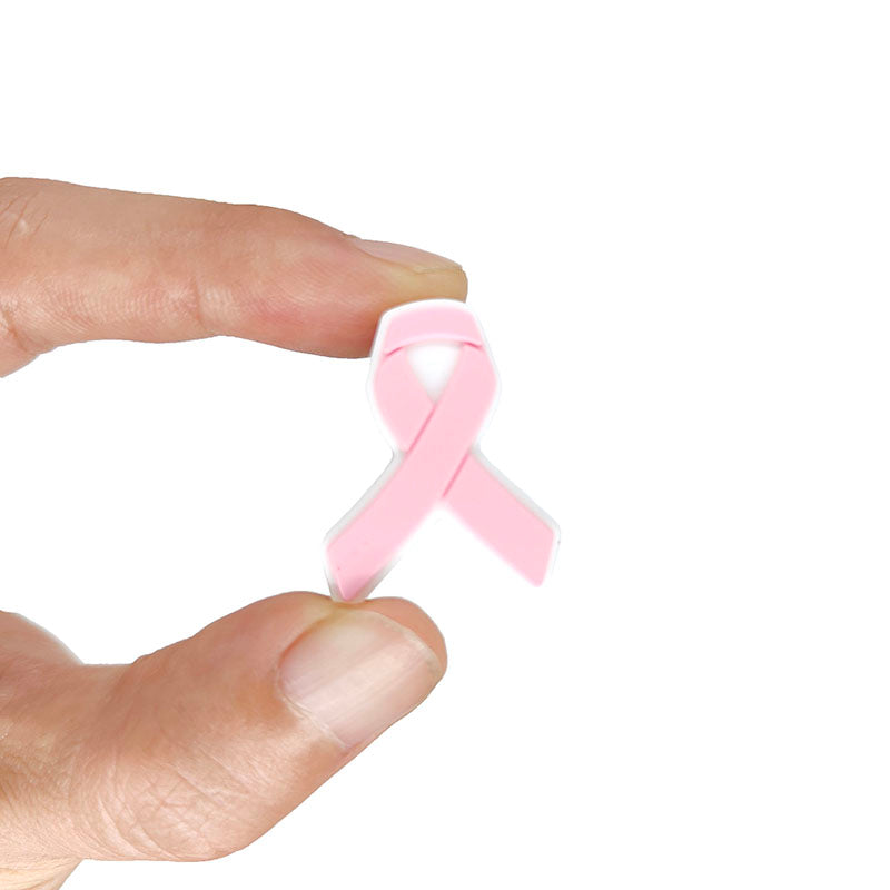 Ribbon Breast Cancer Awareness Silicone Focal