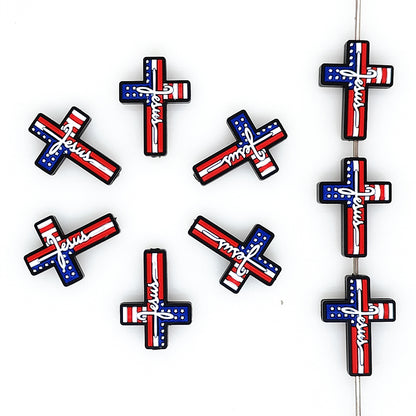 Patriotic Cross Focal